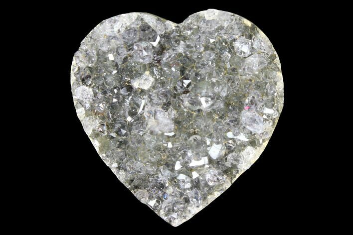 Quartz Crystal Cluster Heart - Uruguay #128706